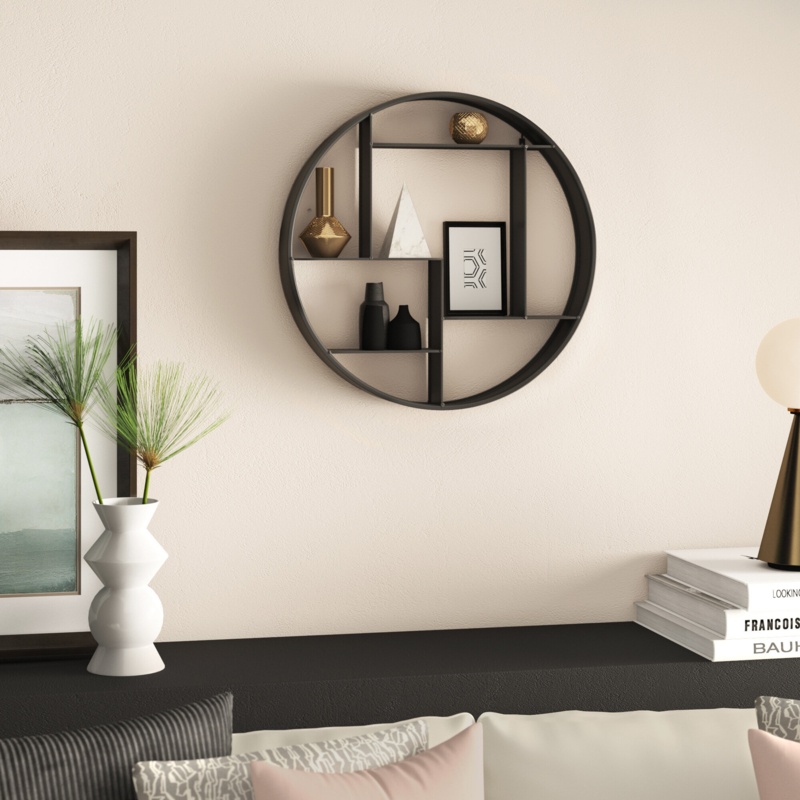 Gullo 7 Piece Circle Metal Accent Shelf