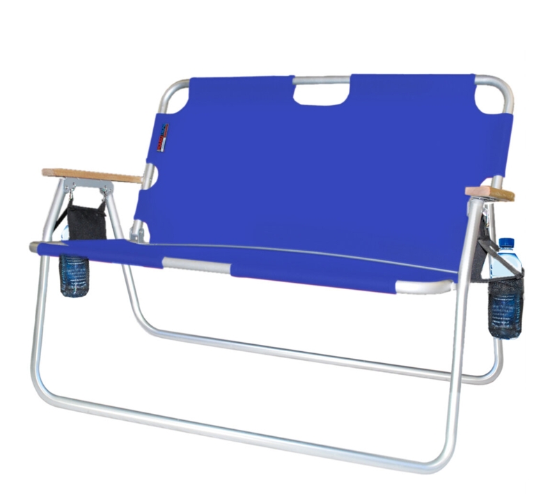 Portable Double Beach Chair with Storage