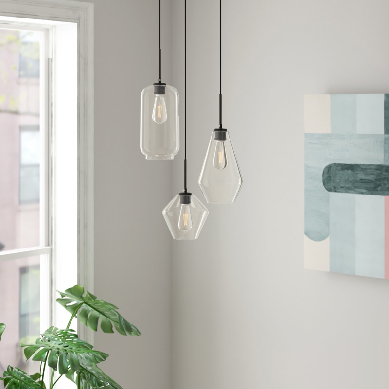 Gwyneth 3 - Light Cluster Geometric Pendant