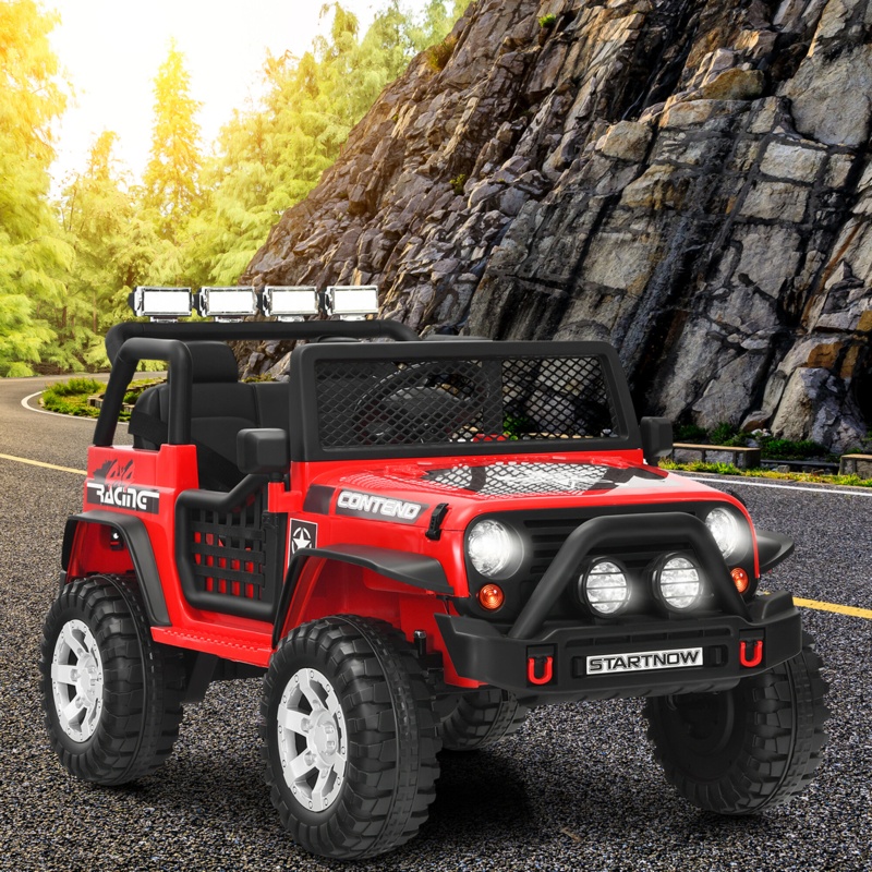 Gymax 12v Electric Kids Ride On Car Truck W/ Mp3 Horn 2.4g Remote Control
