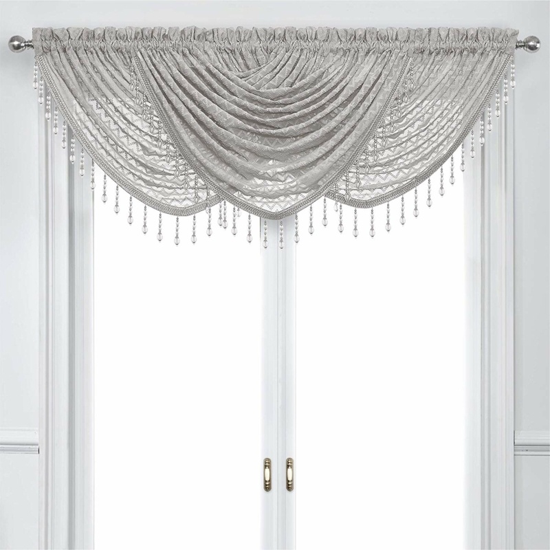 Hales Chevron Pointed 54'' Window Valance