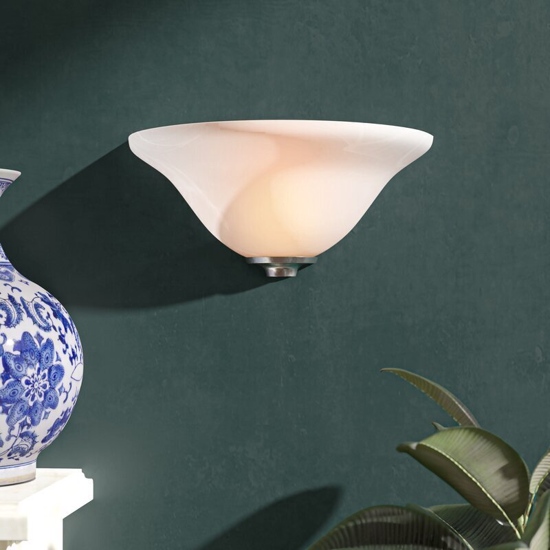 Half moon lamp shade