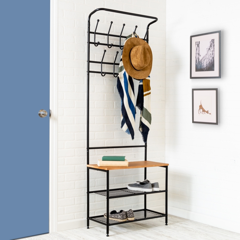 Entryway Organizer with Storage Bench