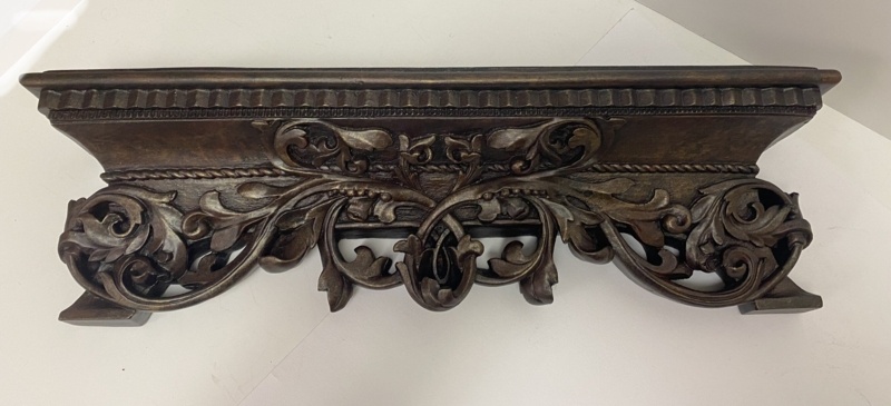 Halley Leaf/Rope Wall Shelf