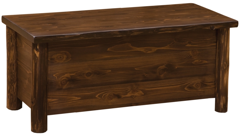 Espresso Stained Hand-Peeled Trunk