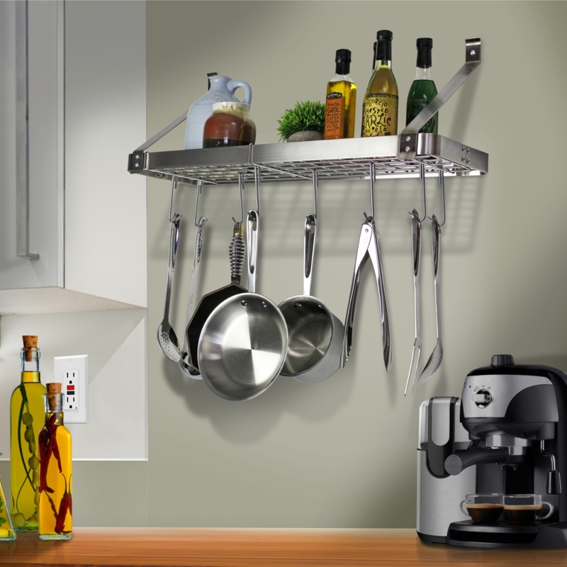 Gourmet Deep Bookshelf Wall Rack
