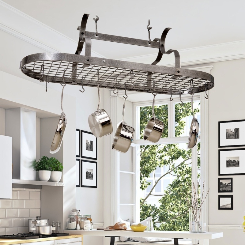 Handcrafted Hanging Pot Rack