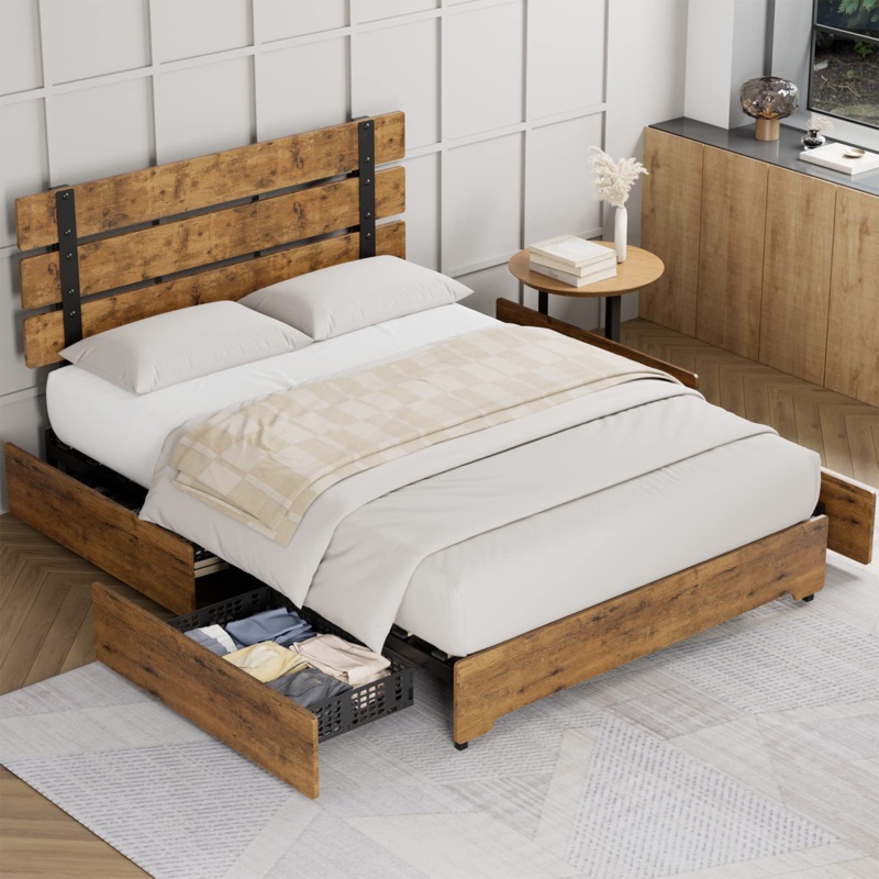 Hansen Storage Bed With 4 Drawers