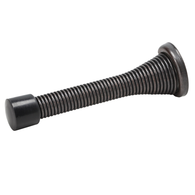 Spring Door Stop with Plastic Bumper Tip