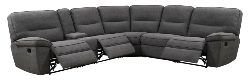 Hashlamoun Upholstered Reclining Sectional