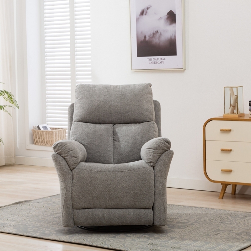 Modern Ergonomic Manually Rotatable Recliner Chair