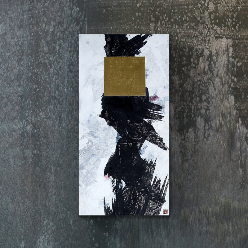 Radiant Glass Wall Heater with Artwork Design