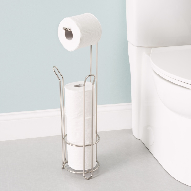 Heavy Duty Free Standing Toilet Paper Holder