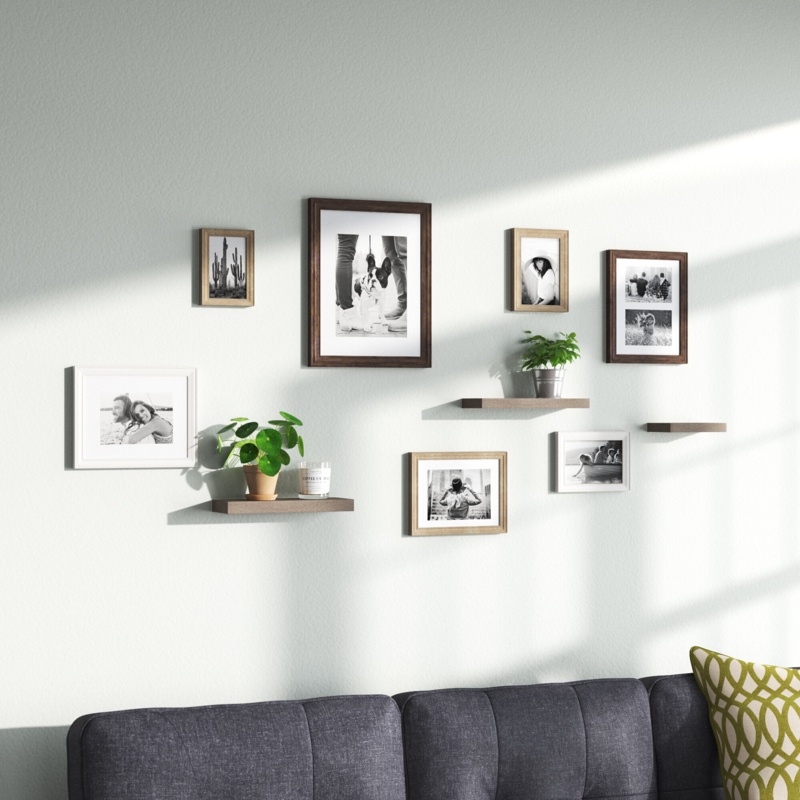 Helf Wood Gallery Picture Frame - Set of 10