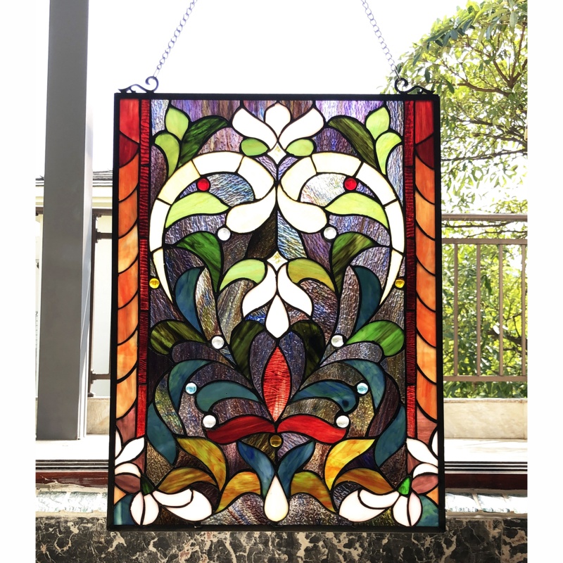 Henninger Stained Glass Window Panel