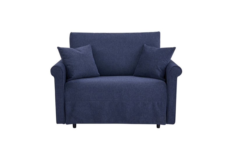 Convertible Chair with Chaise Lounge and Twin Bed