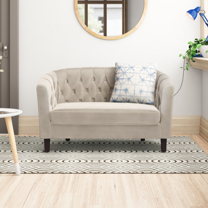 Holderman 49'' Upholstered Loveseat