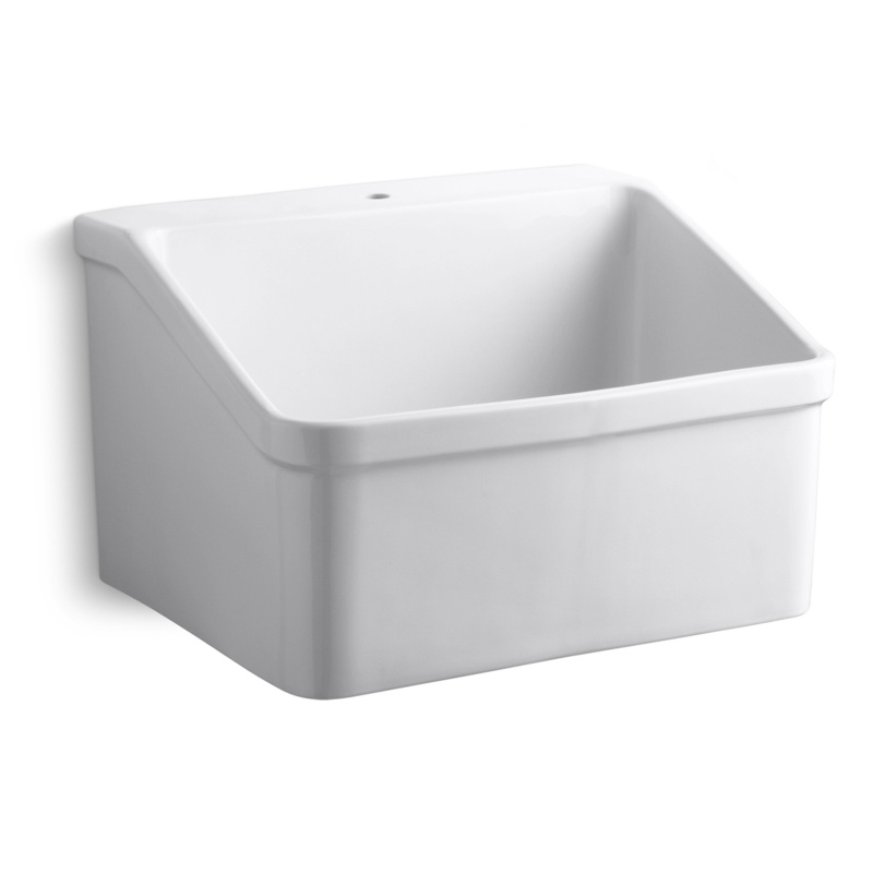 Hollister 28" x 22" Wall Mounted Laundry Sink