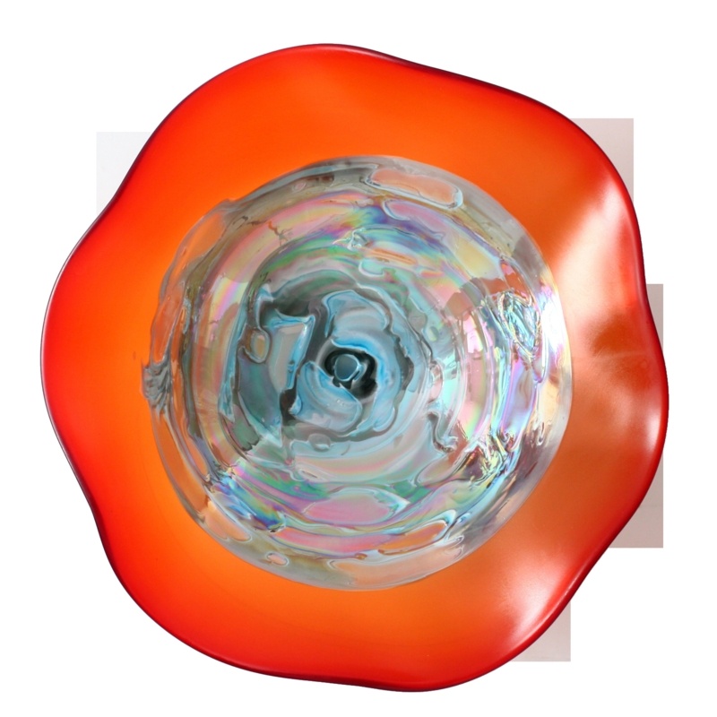 Horley Handmade Glass Decorative Plate