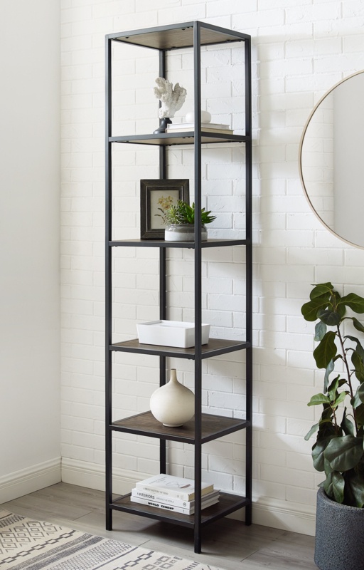 Houchens 80.5'' H x 18'' W Steel Etagere Bookcase