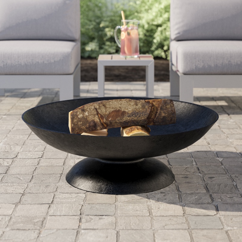 Howland Cast Iron Wood Burning Outdoor Fire Pit