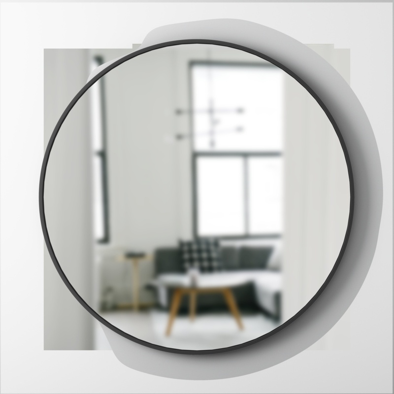Hub Round Wall Mirror