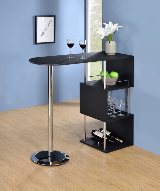 Huguley Counter Height 47'' Pedestal Dining Table