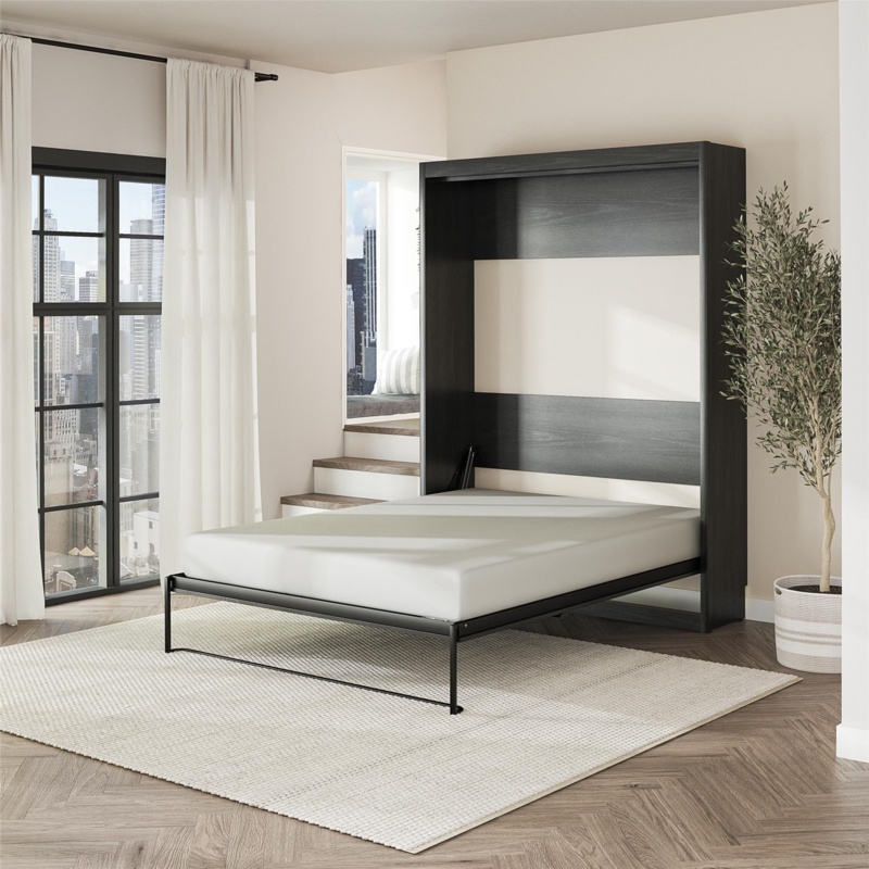 Hults Queen Murphy Bed with Mattress Included