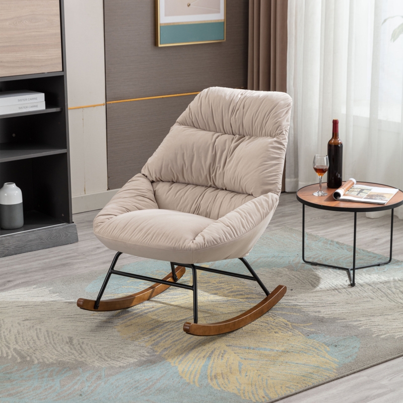Cozy Candy-Color Rocking Chair