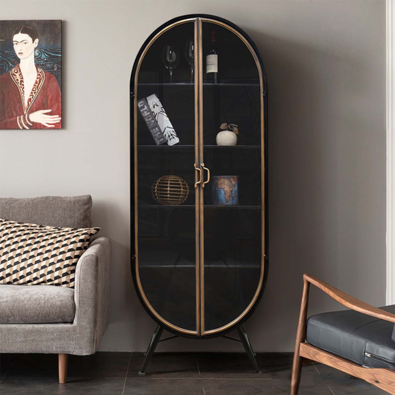 American Retro Arch Display Cabinet