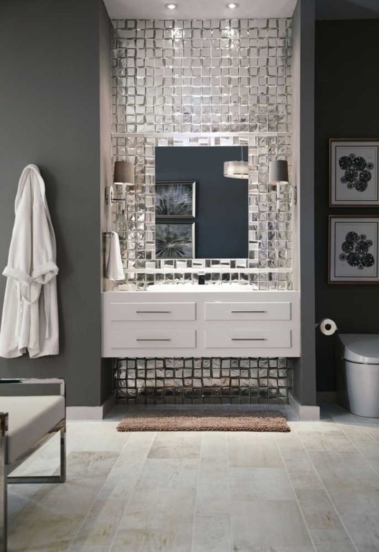Incorporate Mirrored Tiles
