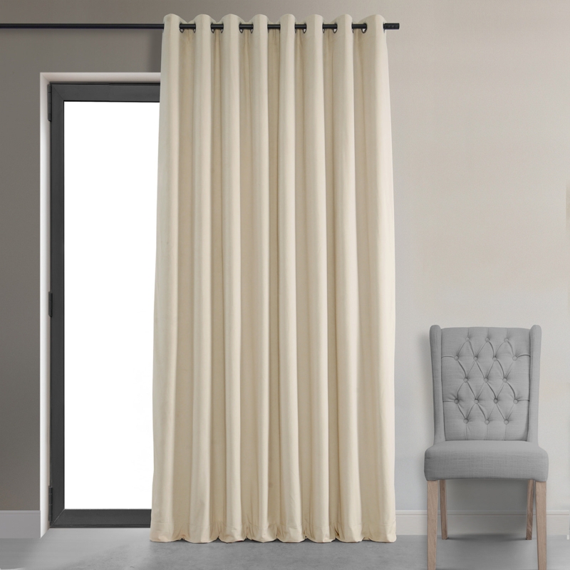 Chic Blackout Velvet Curtain Panel