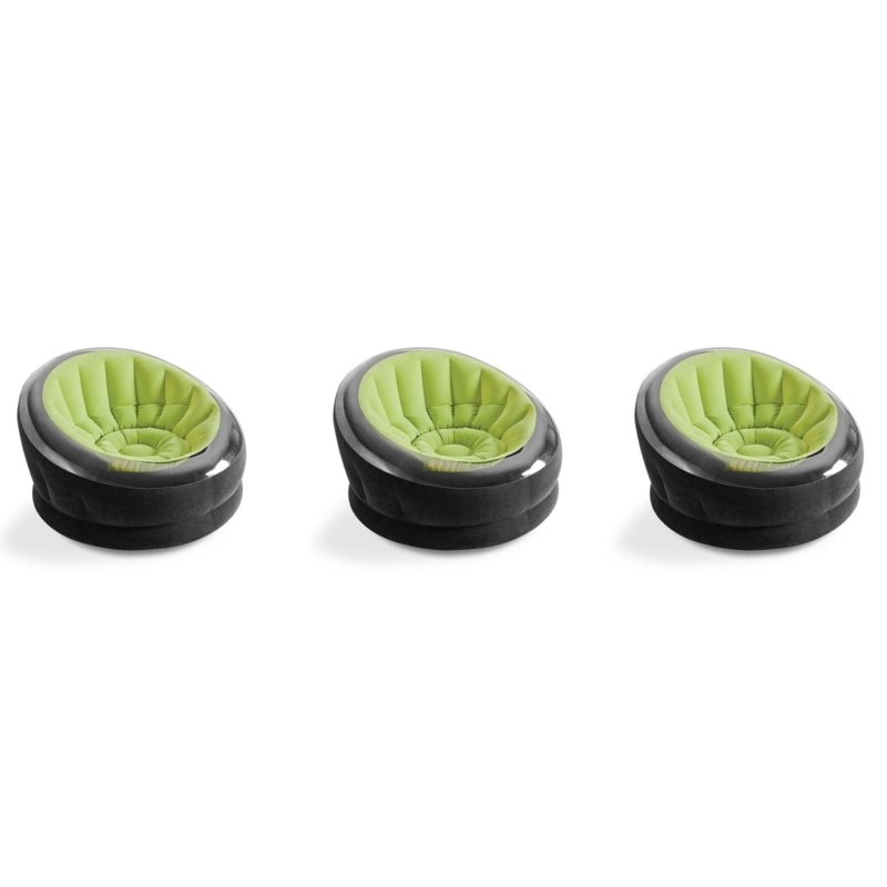 Inflatable Lounge Chair in Lime Green