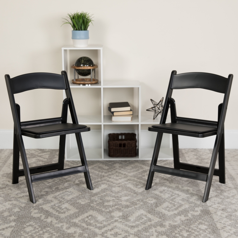 Resin Folding Chair with Replaceable Vinyl Seat