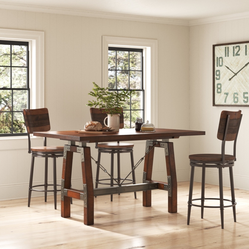 Industrial-Inspired Dining and Counter Tables