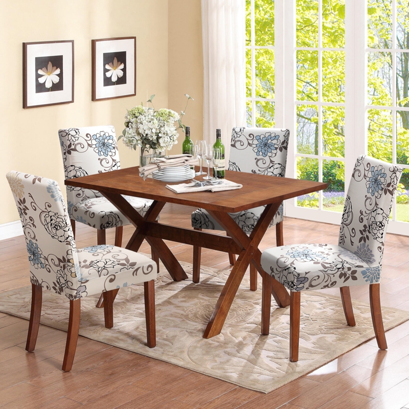 Stretch Velvet Dining Chair Slipcover