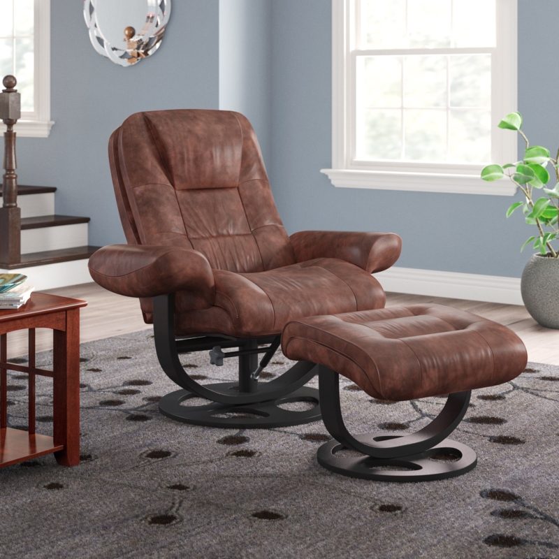 Reclining Armchair and Ottoman Set