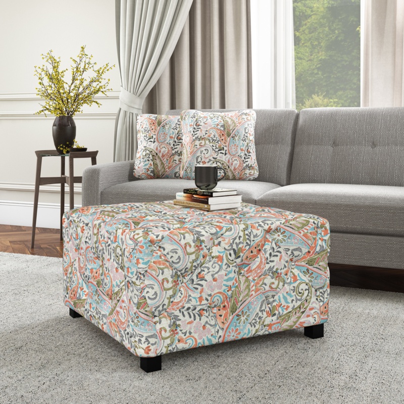 Jaichand Upholstered Ottoman