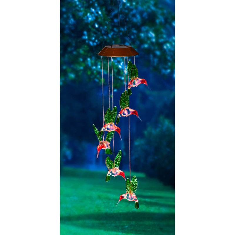 Jamarion Painted Solar Mobile Wind Chime