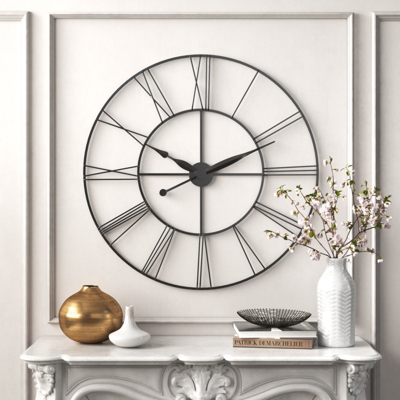 James Metal Wall Clock