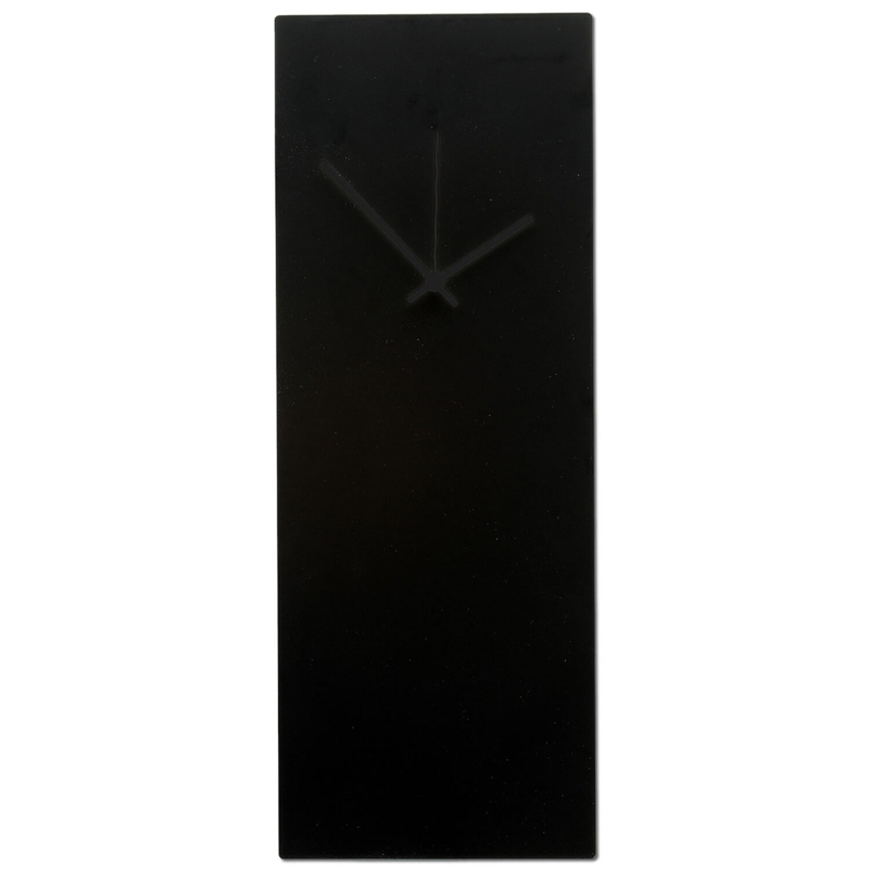 Sleek Black Hand-Clock