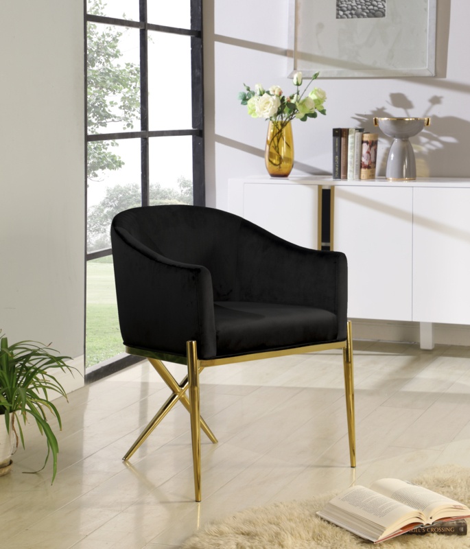 Joen Velvet Arm Chair