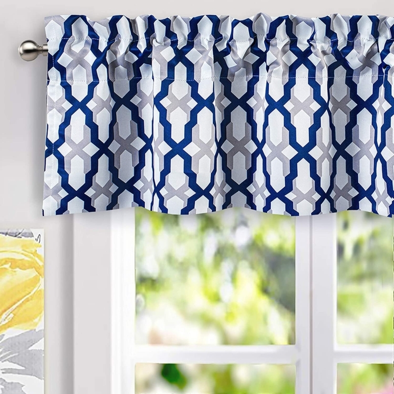 Geo Trellis Printed Valance