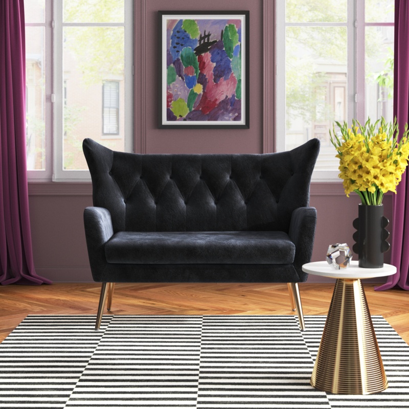 Joolia 50.7'' Upholstered Loveseat