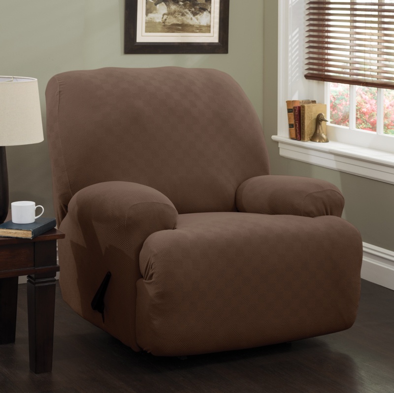 Jumbo Box Cushion Recliner Slipcover