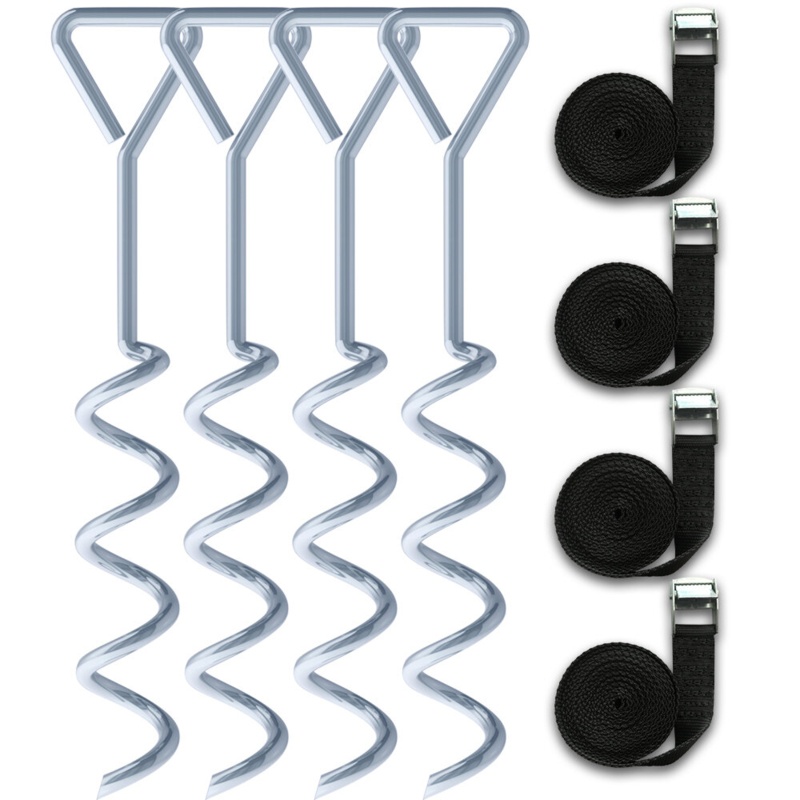 Jump Tastic Trampoline Stakes Universal Ground Anchor Kit