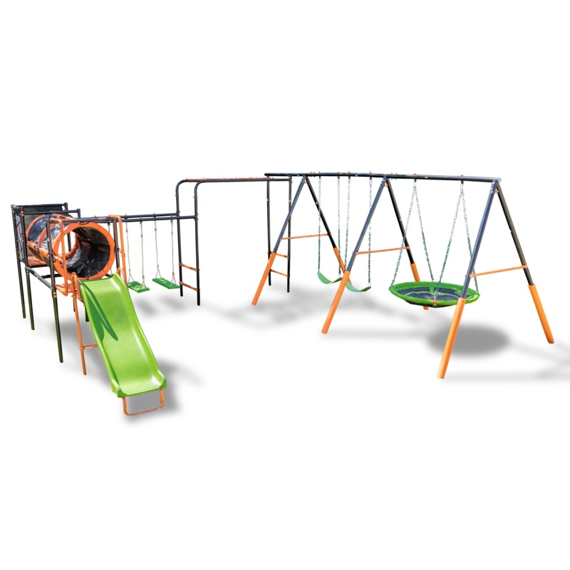 Jungle Warrior Big Cat Swing Set