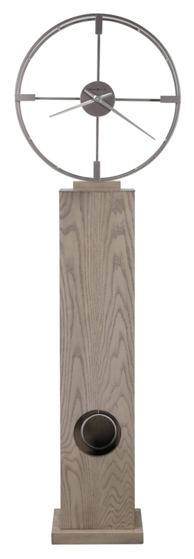 Seaside Gray Wooden Grandfather Clock