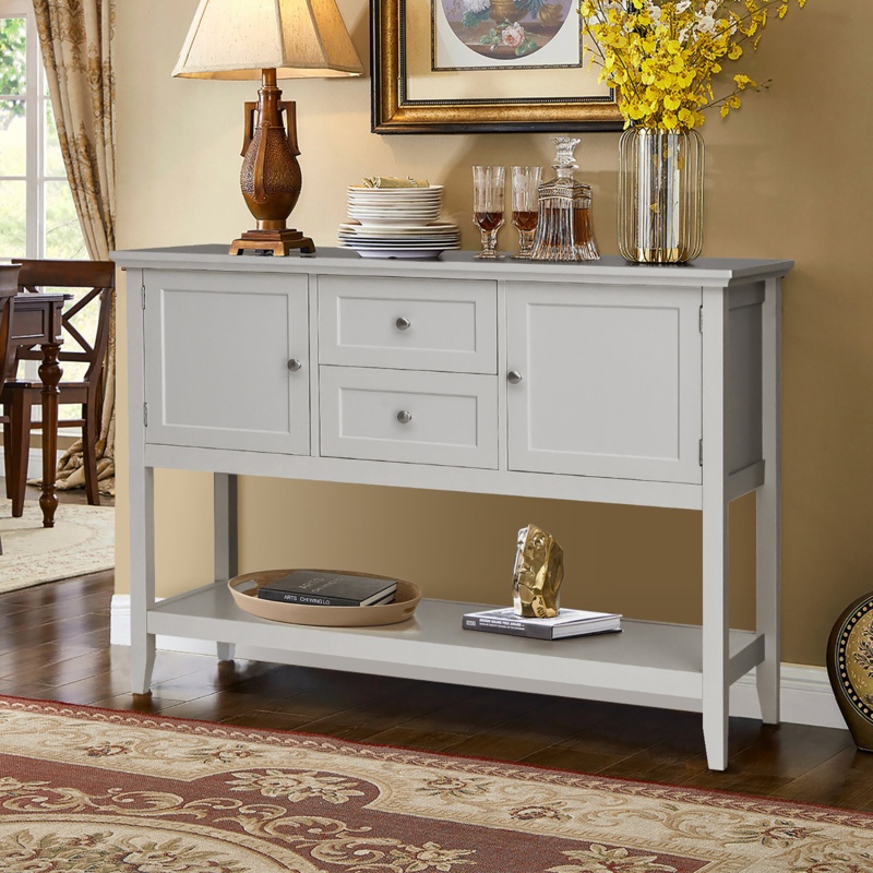 Jusino 46'' Wide 2 Drawer Buffet Table