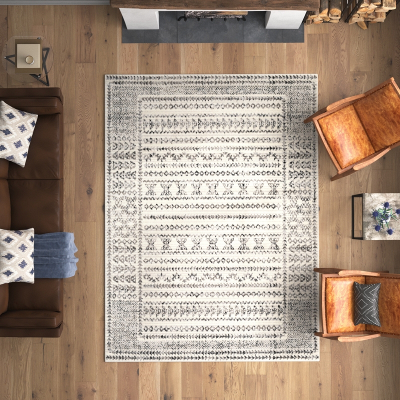 Modern Polypropylene Area Rug